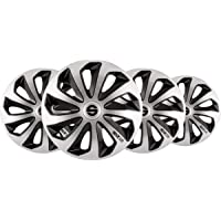 Los mejores  - Sparco SPC1373SVBK Tapacubos Sicilia- Plata-Negro- Set de 4- 13 pulgadas